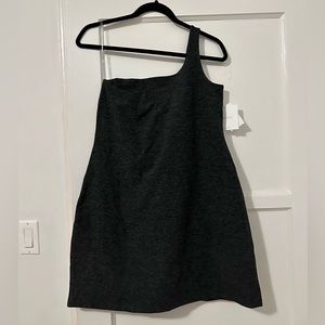 Beyond Yoga Black One-Shoulder Dress